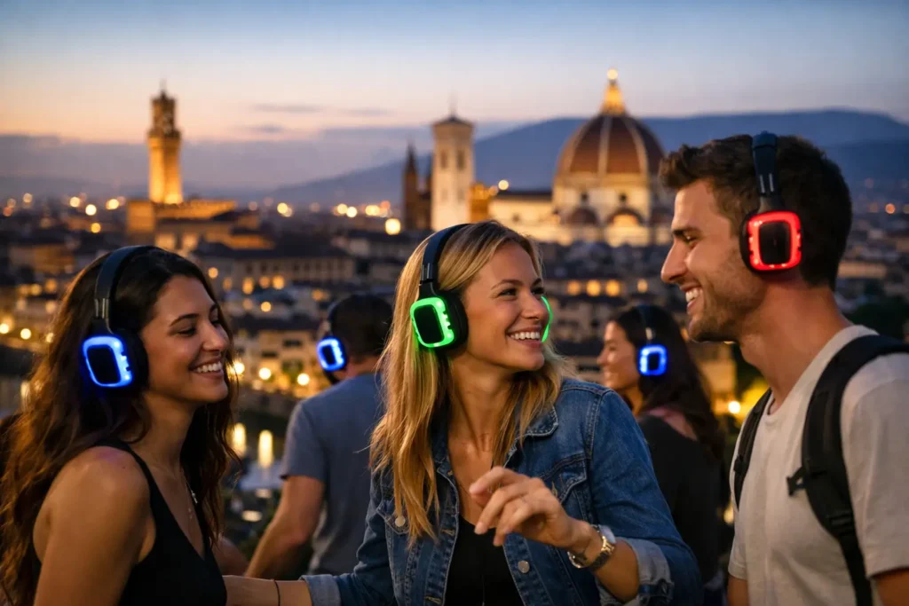 Silent Disco Tour Firenze for a Different Night Out
