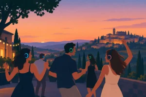 Silent Disco Tours for a Different Tuscany Night